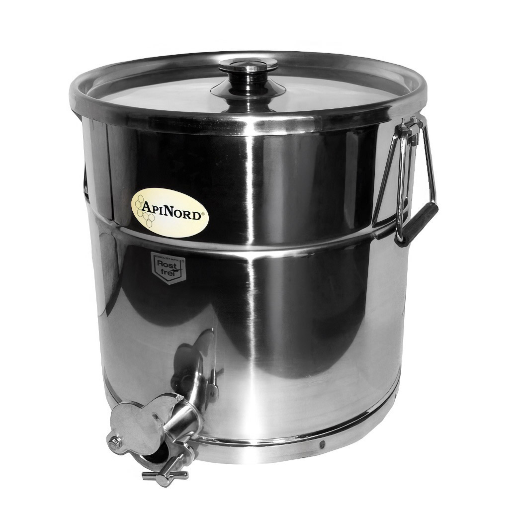 Pergetővödör ApiNord - rozsdamentes kifolyóval 25 kg